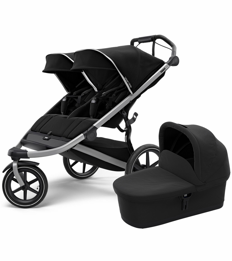 Thule Urban Glide 2 Double Jogging Stroller + Bundle Black