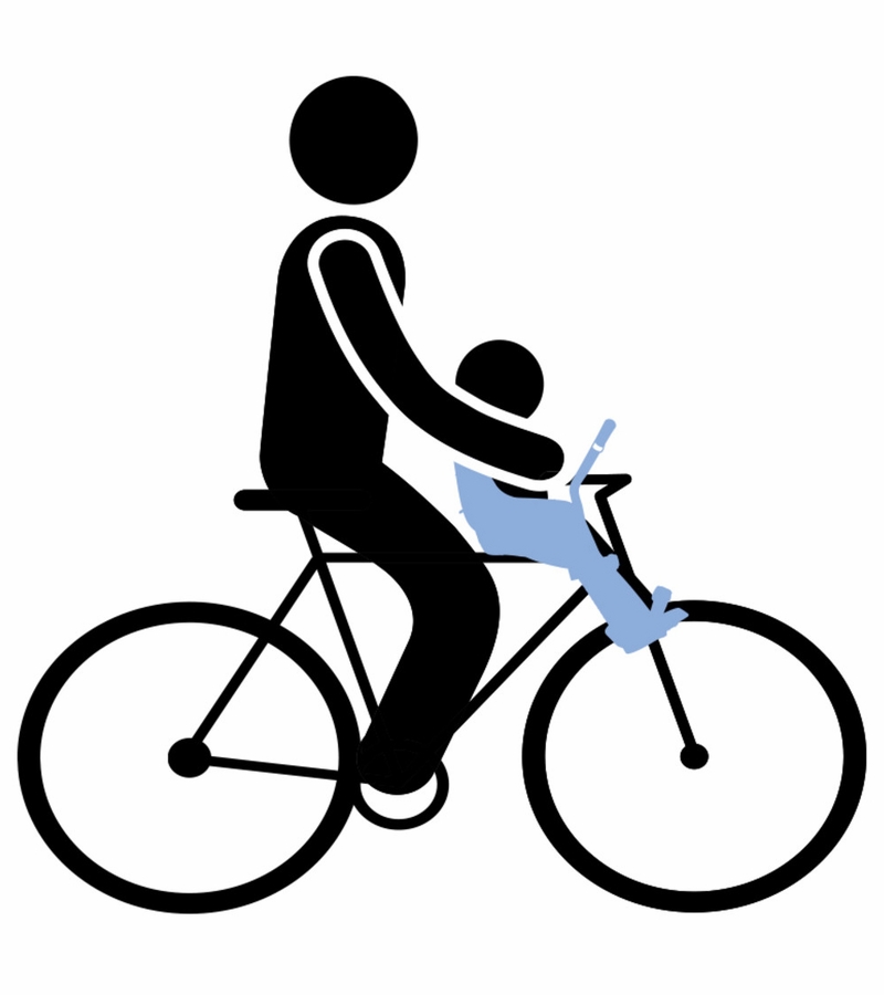 Thule Yepp Mini Front Mounted Child Bike Seat Black