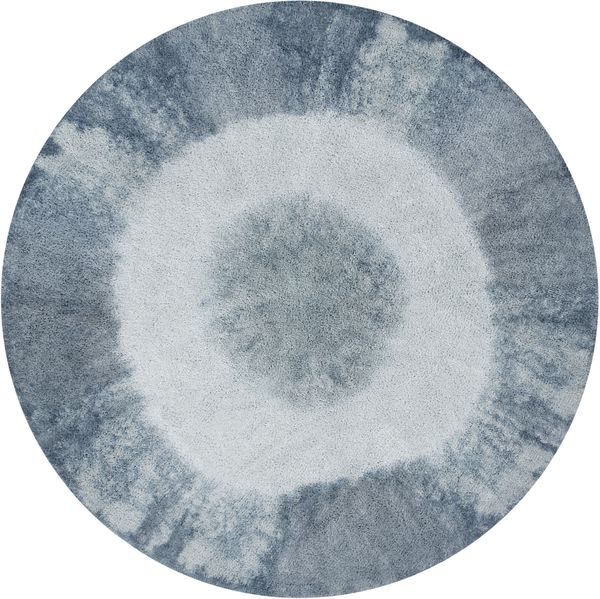 Lorena Canals Tie-Dye Rug - Vintage Blue (4' 11'')