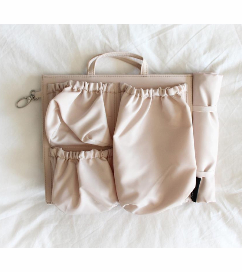 ToteSavvy Mini Bag Organizer Almond