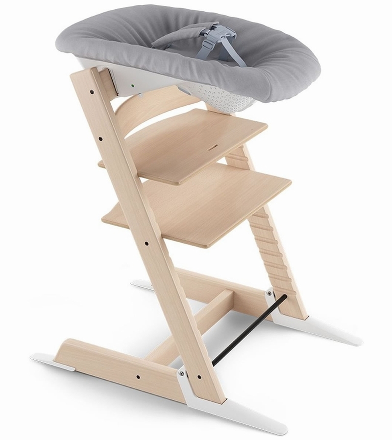 Tripp Trapp Chair + Newborn Set Bundle Fjord Blue