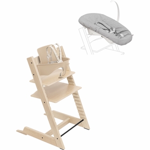 Tripp Trapp High Chair2 and Newborn Set - Natural