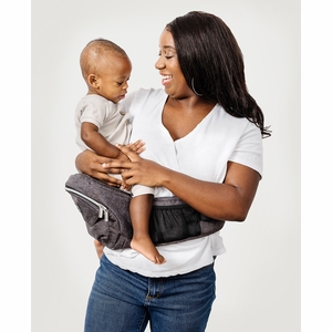 Tushbaby Travel Lite Hip Seat Carrier - Charcoal