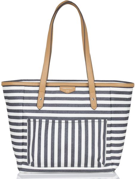 TWELVElittle Everyday Tote Diaper Bag - Grey Stripe