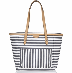 TWELVElittle Everyday Tote Diaper Bag - Grey Stripe