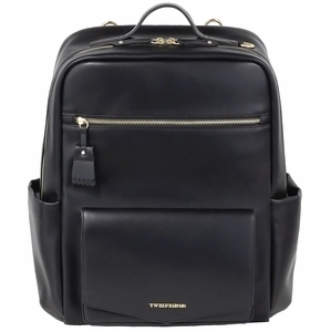 TWELVElittle Peek-a-boo Backpack - Black