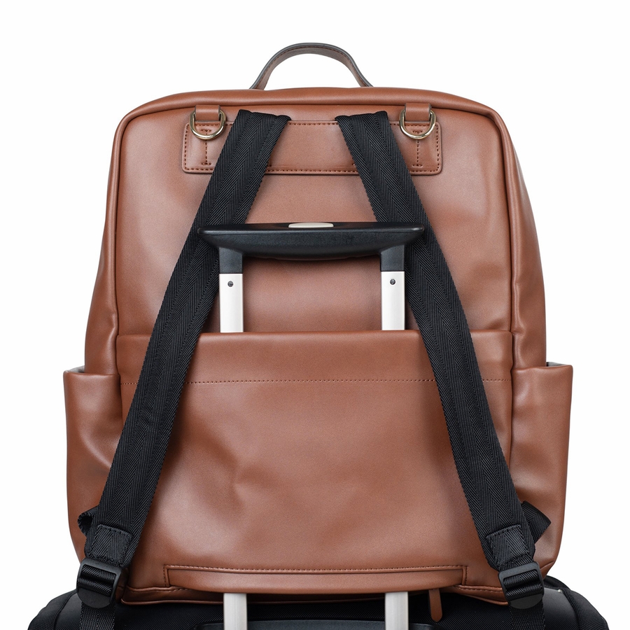 TWELVElittle Peekaboo Backpack Diaper Bag Toffee