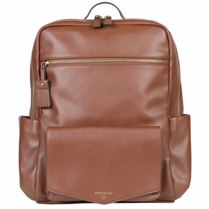 TWELVElittle Peek-a-boo Backpack Diaper Bag - Toffee