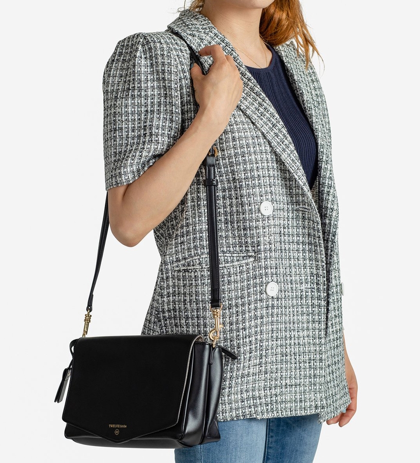 TWELVElittle Peekaboo Crossbody Black