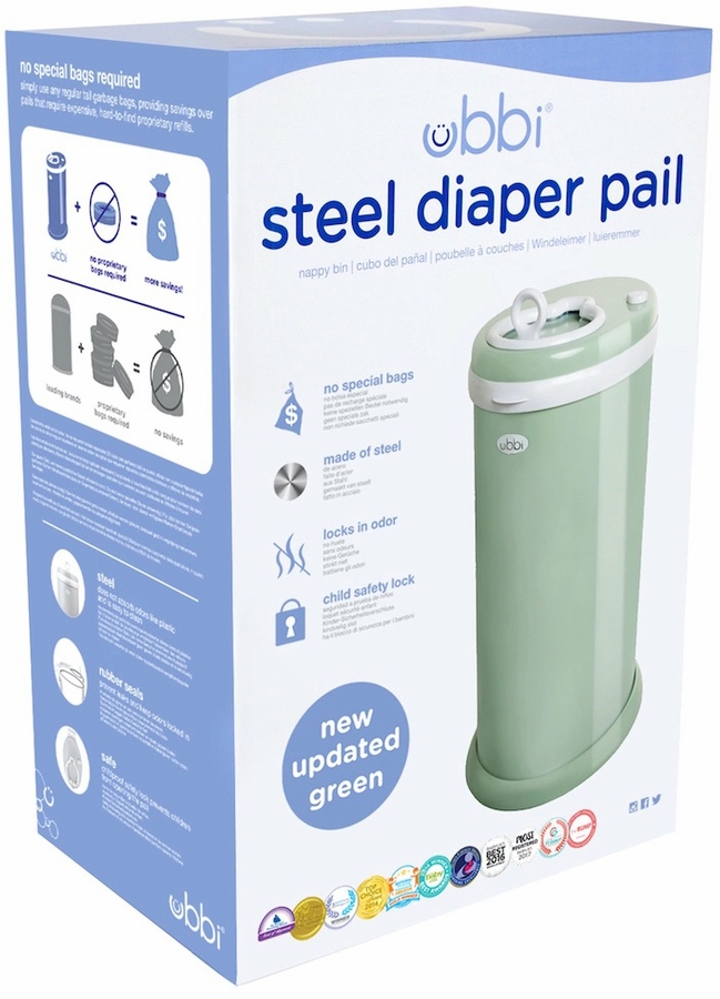 Ubbi Diaper Pail Sage