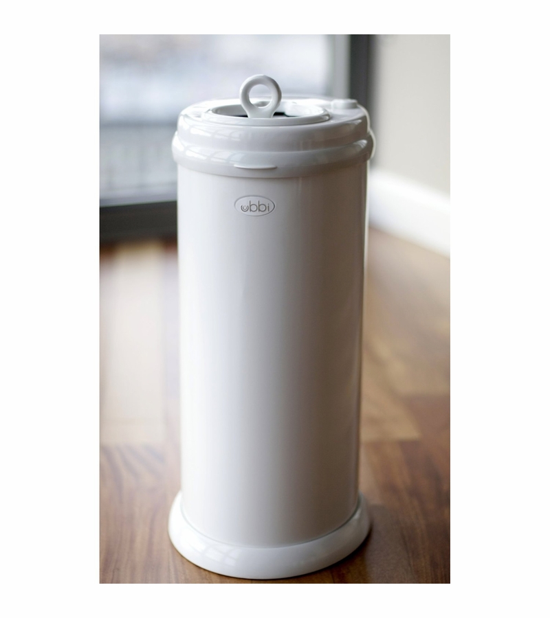 Ubbi Diaper Pail White