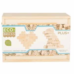 Ukidz Eco-bricks Plus+ Natural 20pcs
