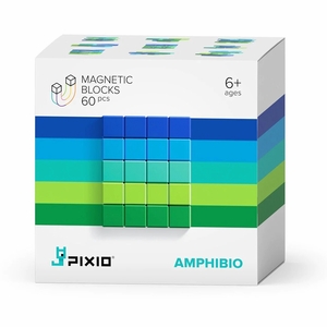 Ukidz PIXIO Abstract Series AMPHIBIO - 60 Magnetic Blocks in 5 Colors