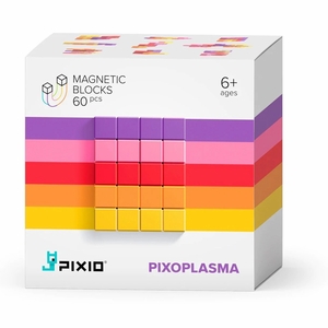 Ukidz PIXIO Abstract Series PIXOPLASMA - 60 Magnetic Blocks in 5 Colors