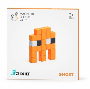 Ukidz PIXIO Mini Monster Ghost - 24 Magnetic Blocks in 3 Colors