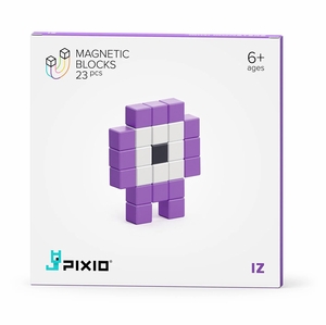 Ukidz PIXIO Mini Monster Iz - 23 Magnetic Blocks in 3 Colors