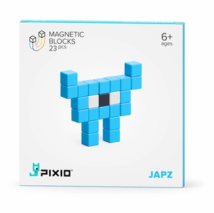 Ukidz PIXIO Mini Monster Japz - 23 Magnetic Blocks in 3 Colors