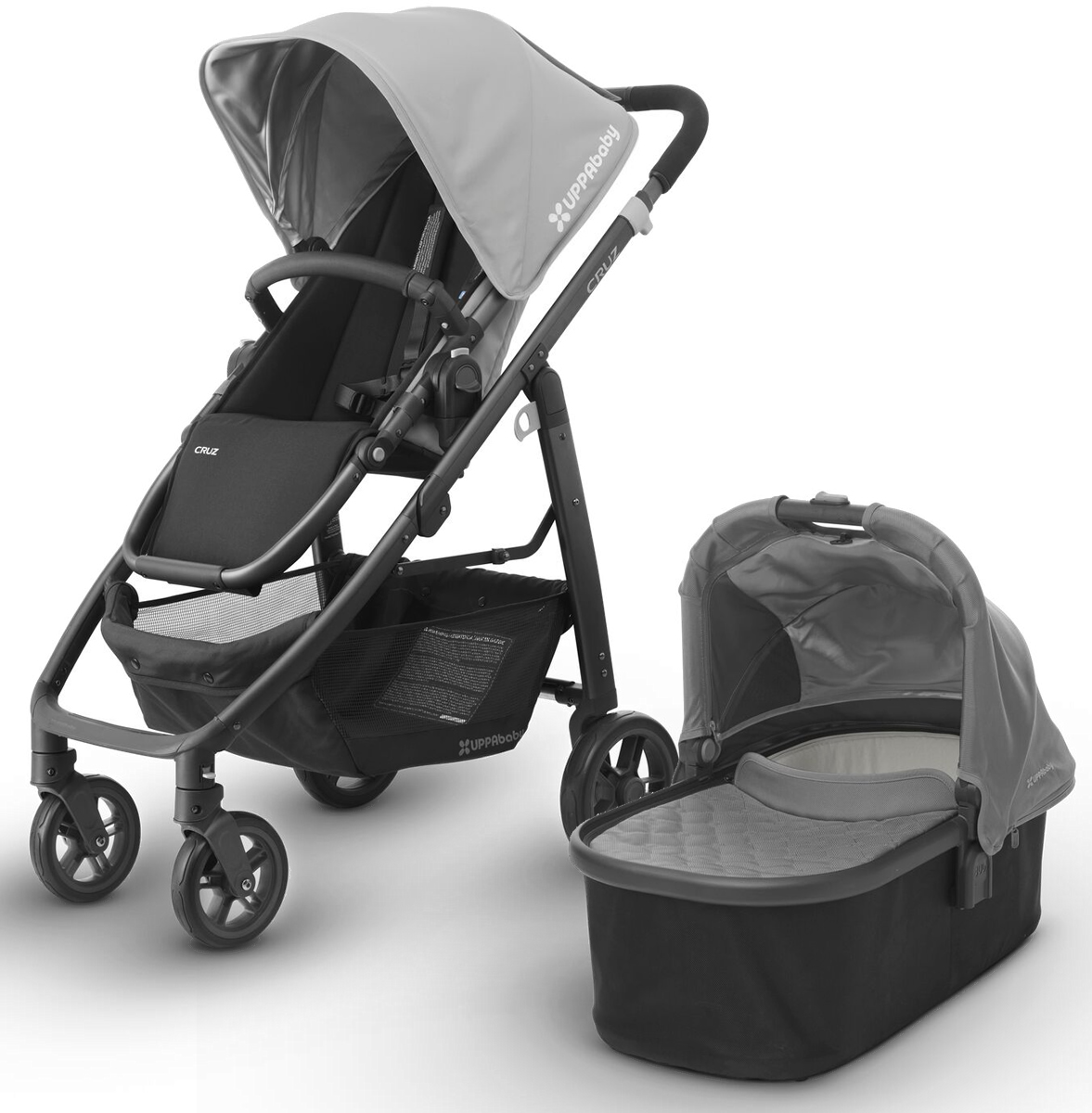 UPPAbaby 2017 CRUZ Stroller & Pascal (Grey/Carbon)