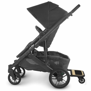 UPPAbaby 2020 Cruz V2 Stroller & Wheel Board - Jake (Black/Carbon/Black Leather)