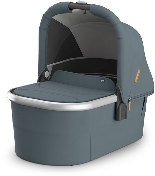 UPPAbaby Bassinet V3 - Callum (Stone Blue / Silver Frame)