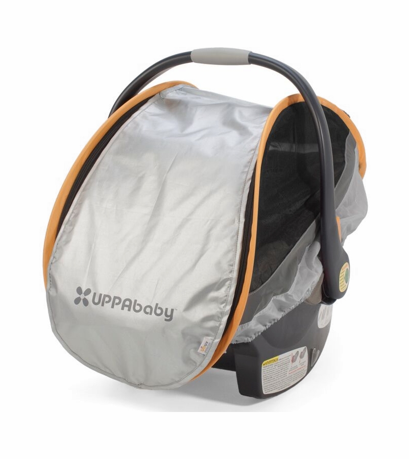 UPPAbaby Cabana Infant Car Seat Shade Drew (Tangerine)