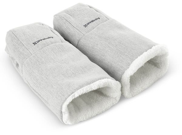 UPPAbaby Cozy Hand Muffs - Anthony (White and Grey Chenille)