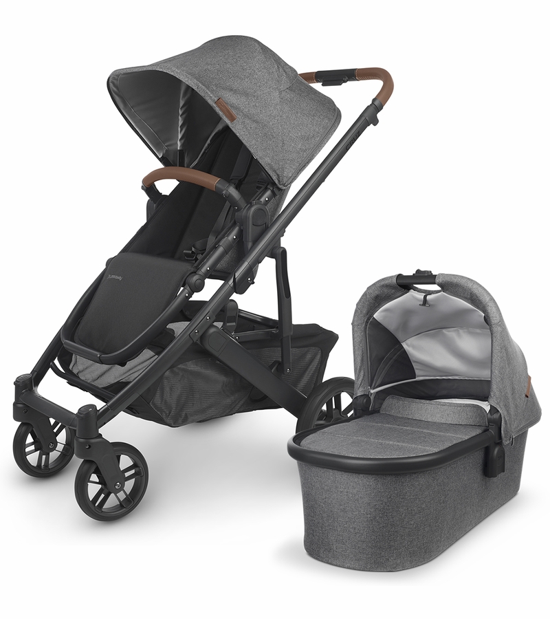 UPPAbaby CRUZ V2 Stroller + Greyson (Charcoal Melange/Carbon