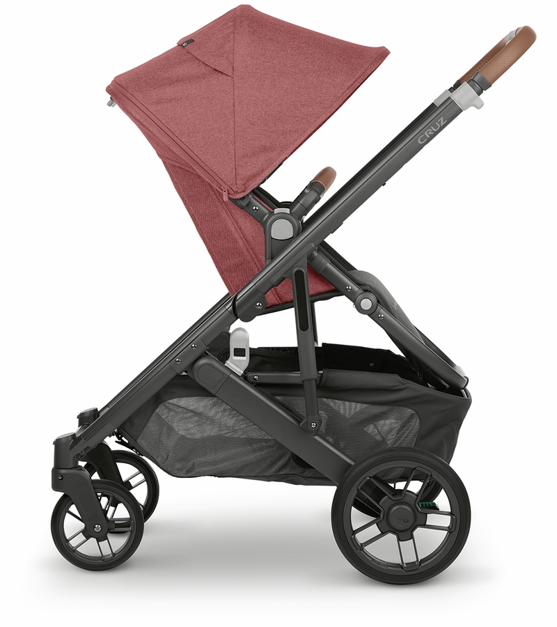 UPPAbaby Cruz V2 Stroller Lucy (Rosewood Melange / Carbon / Saddle