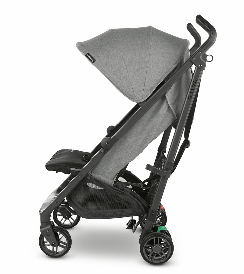 UPPAbaby GLUXE 2023 Umbrella Stroller Greyson (Charcoal Melange / Carbon)
