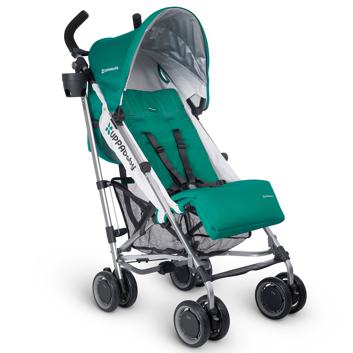 UPPAbaby 2017 GLUXE Umbrella Stroller Ella (Jade/Silver)