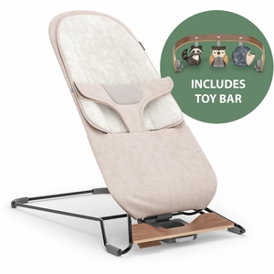 UPPAbaby Mira 2-in-1 Bouncer + Toy Bar Bundle - Charlie / Forest Fun