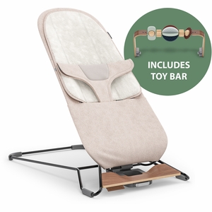 UPPAbaby Mira 2-in-1 Bouncer + Toy Bar Bundle - Charlie / Wonder Wheel