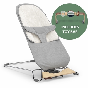 UPPAbaby Mira 2-in-1 Bouncer + Toy Bar Bundle - Stella / Wonder Wheel
