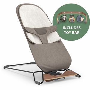UPPAbaby Mira 2-in-1 Bouncer + Toy Bar Bundle - Wells / Forest Fun
