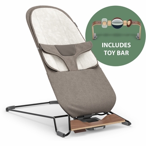UPPAbaby Mira 2-in-1 Bouncer + Toy Bar Bundle - Wells / Wonder Wheel
