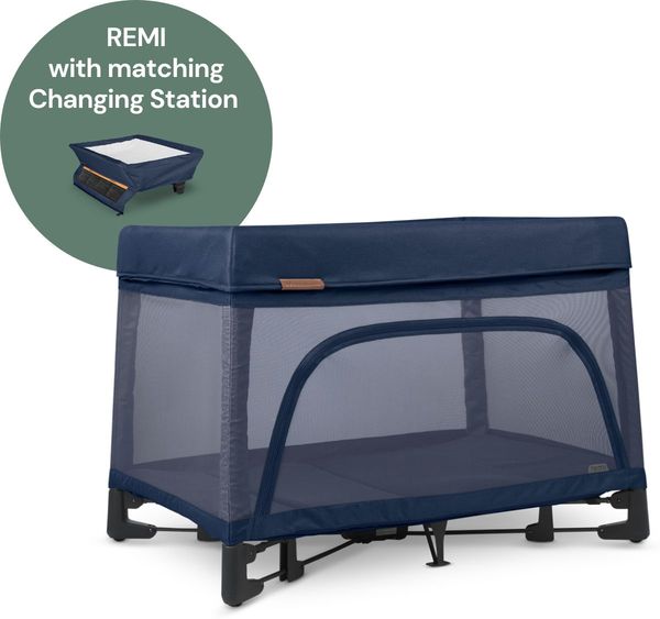 UPPAbaby REMI Playard + Changing Station Bundle Noa (Navy Melange)