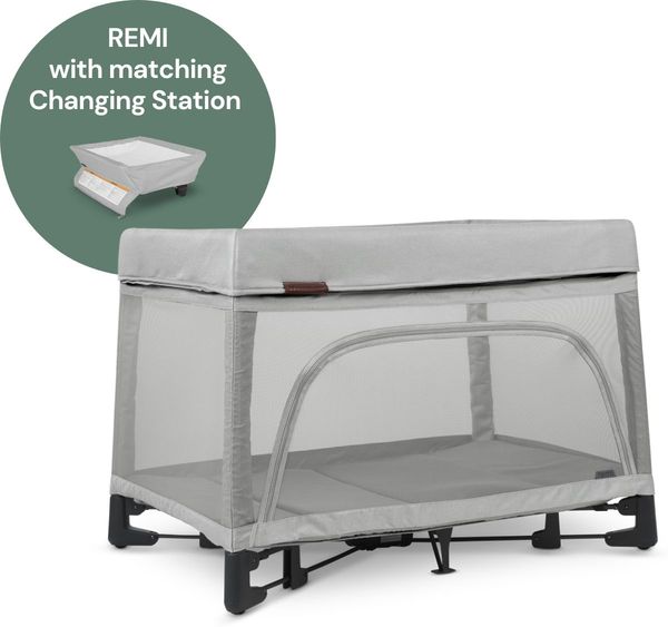 UPPAbaby REMI Playard + Changing Station Bundle Stella (Grey Brushed