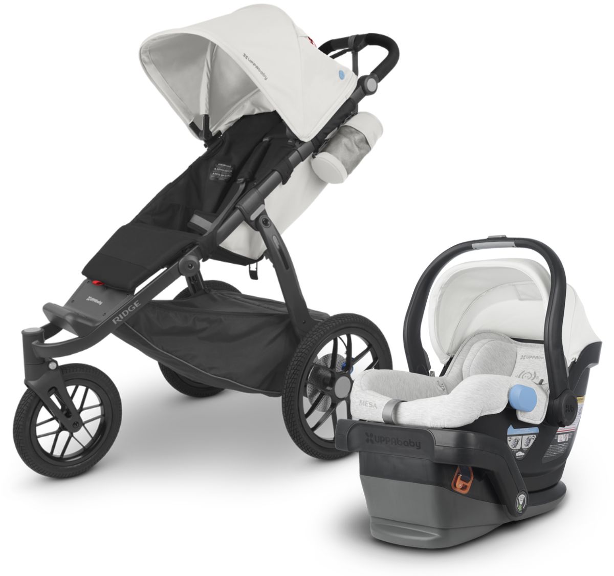 UPPAbaby Ridge Jogging Stroller + MESA Travel System Bundle Bryce / Bryce
