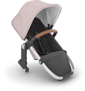 UPPAbaby RumbleSeat V2+ - Alice (Dusty Pink / Silver Frame / Saddle Leather)