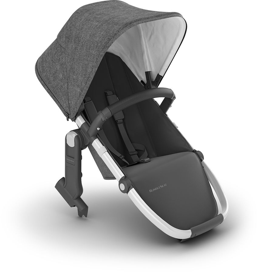 UPPAbaby RumbleSeat V2+ Jordan (Charcoal Melange / Silver Frame