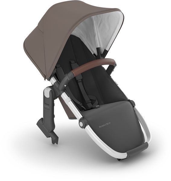UPPAbaby RumbleSeat V2+ Theo (Dark Taupe / Silver Frame / Chestnut
