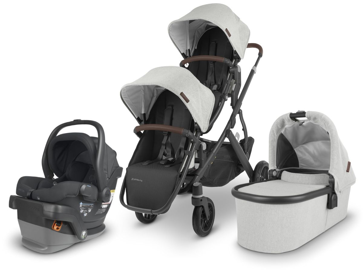 UPPAbaby VISTA V2 Double Stroller + MESA V2 Travel System Bundle