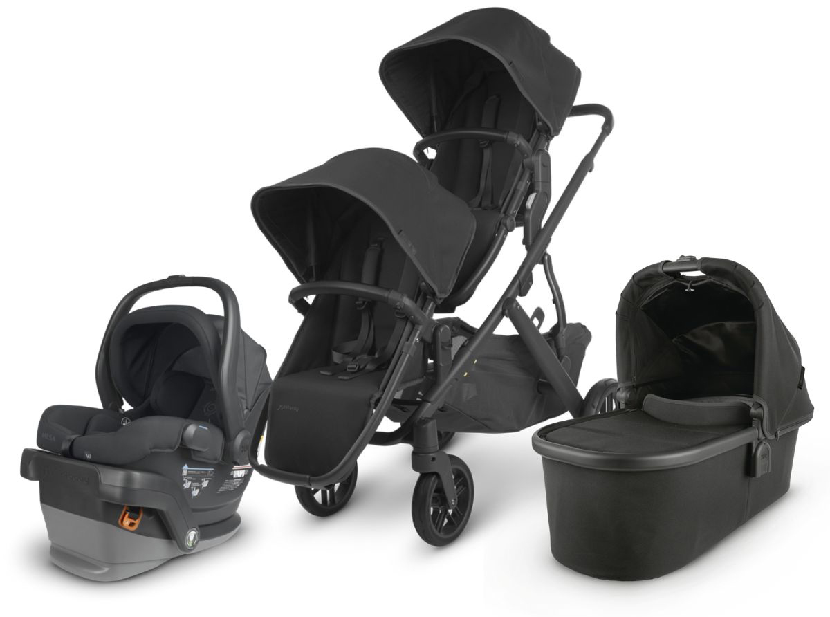 UPPAbaby VISTA V2 Double Stroller + MESA V2 Travel System Bundle Jake