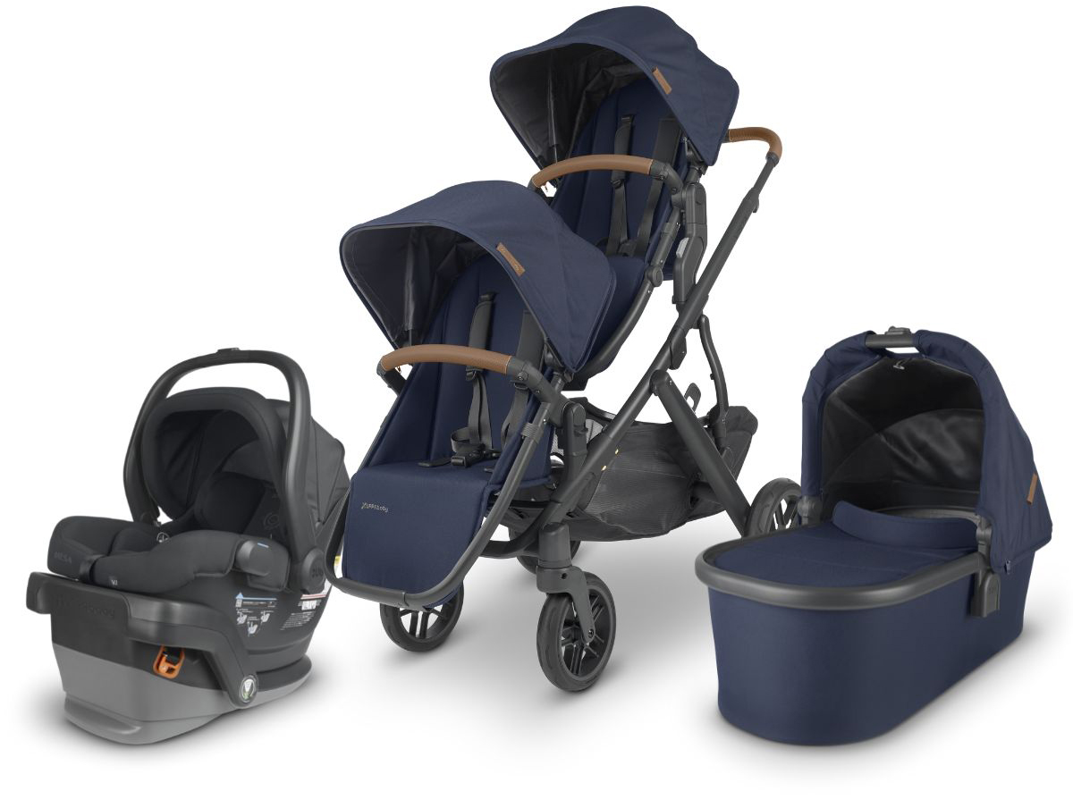 UPPAbaby VISTA V2 Double Stroller + MESA V2 Travel System Bundle Noa