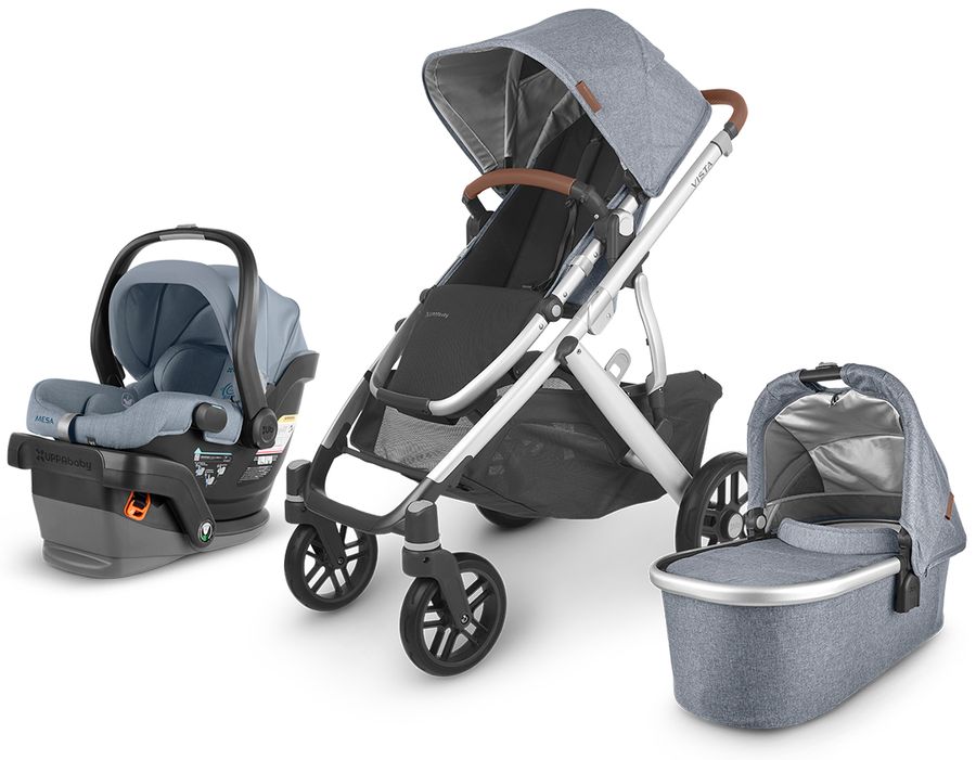 UPPAbaby VISTA V2 + MESA V2 Travel System Bundle Gregory / Gregory