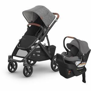 UPPAbaby Vista V3 + Aria Travel System Bundle - Greyson / Greyson
