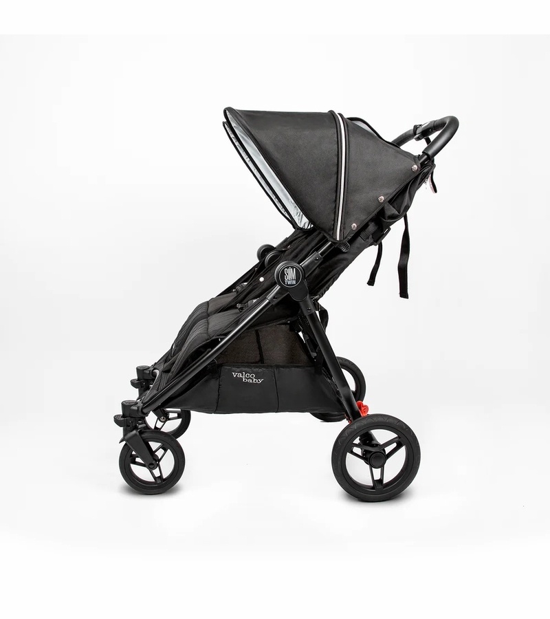 Valco Baby Slim Twin Double Stroller Sport Edition - Raven