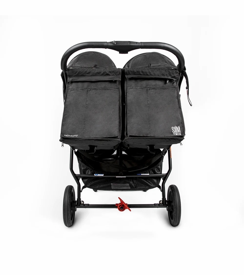 Valco Baby Slim Twin Double Stroller Sport Edition - Raven