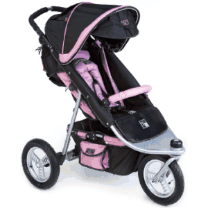 Valco Runabout Tri Mode Single Jogging Stroller 2007 Bubblegum