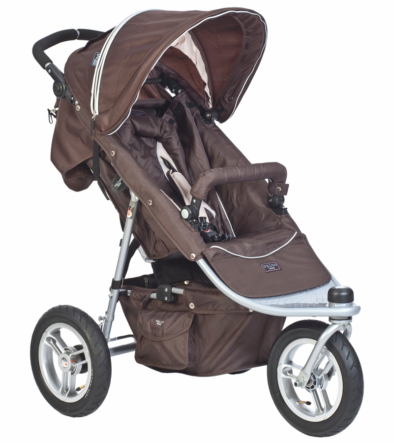 Valco Trimode EX Single Jogging Stroller Hot Chocolate